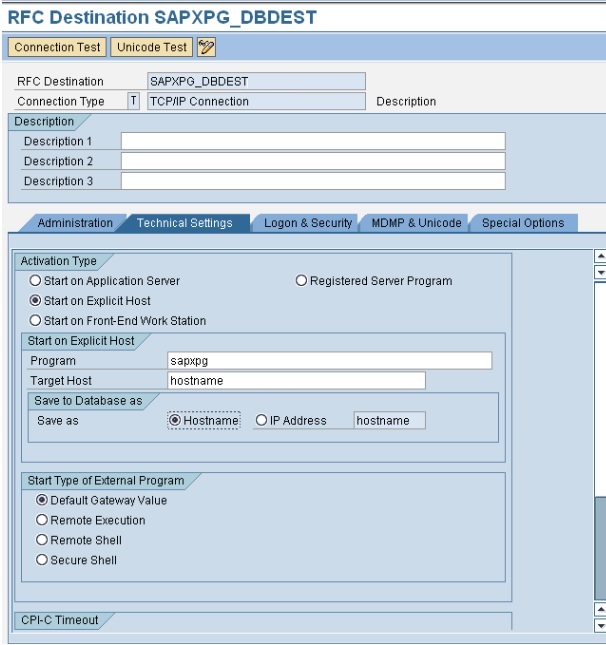 "RFC Server Program" Registration on SAP