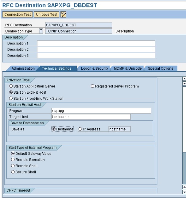 sap rfcexec introuvable