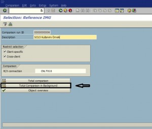 Compare Two SAP System or Client 05