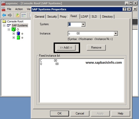 Adding more SAP Systems to Single SAPMMC