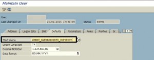 Copy SAP Area Menu and Assigned to Users