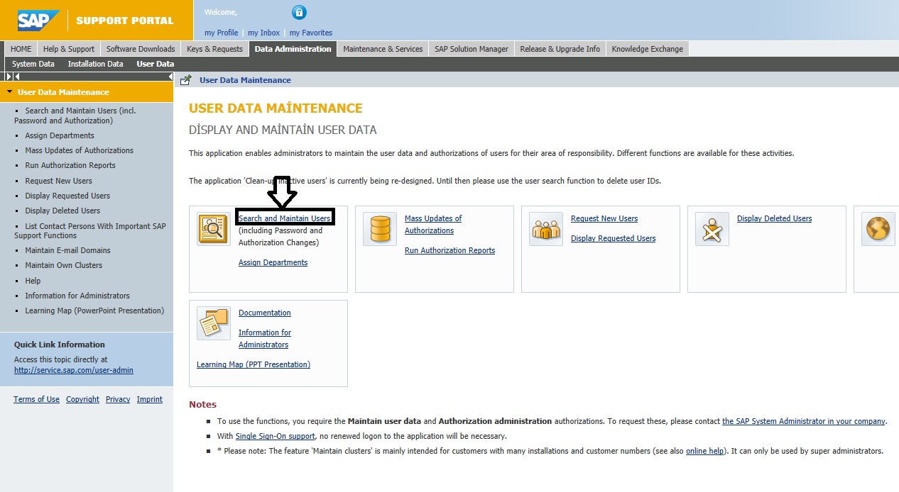 List All Registered S-Users in SAP