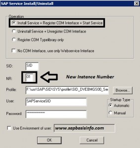 Changing the Instance Number of an Installed SAP System