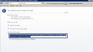 "HTTP 500 Internal Server Error" after Activating SAP Web Dispatcher