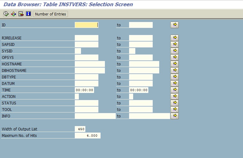 sap installation uname