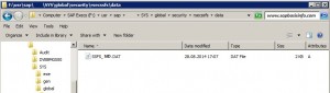 Secure Storage in File System (SSFS) for SAP 