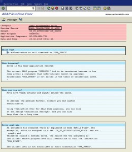 No authorization to call transaction "ORA_SPACE" after EHP upgrade for DB02 or ST04