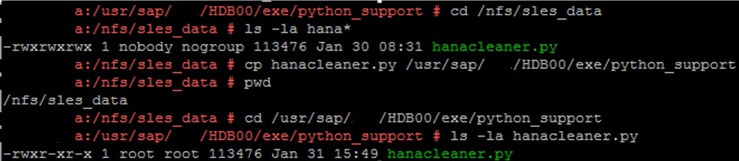 Useful Python Scripts for HANA