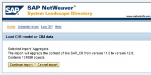 SLD Content (Model Version and SAP_CR) Update