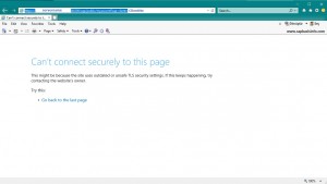 SOAMANAGER Can't Connect Securely to This Page